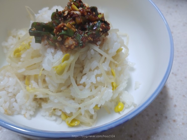 무 콩나물밥   +  양념장  만들기