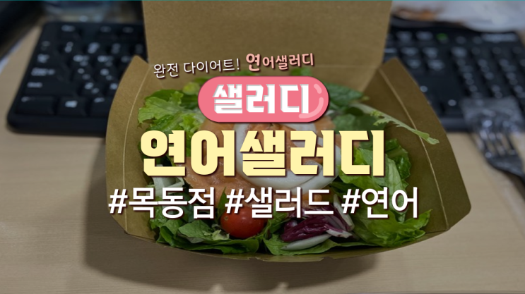  목동직장인 점심메뉴 '샐러디-연어샐러디'(영양정보有)