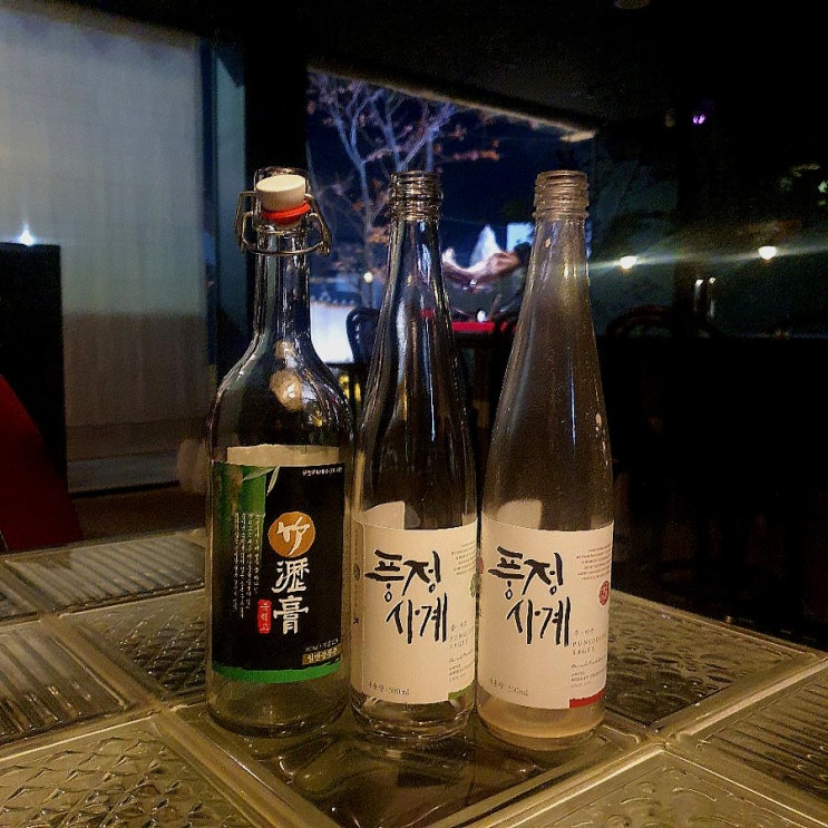  이태원 경리단길 안씨막걸리, 전통주 풍정사계와 죽력고를 맛보다