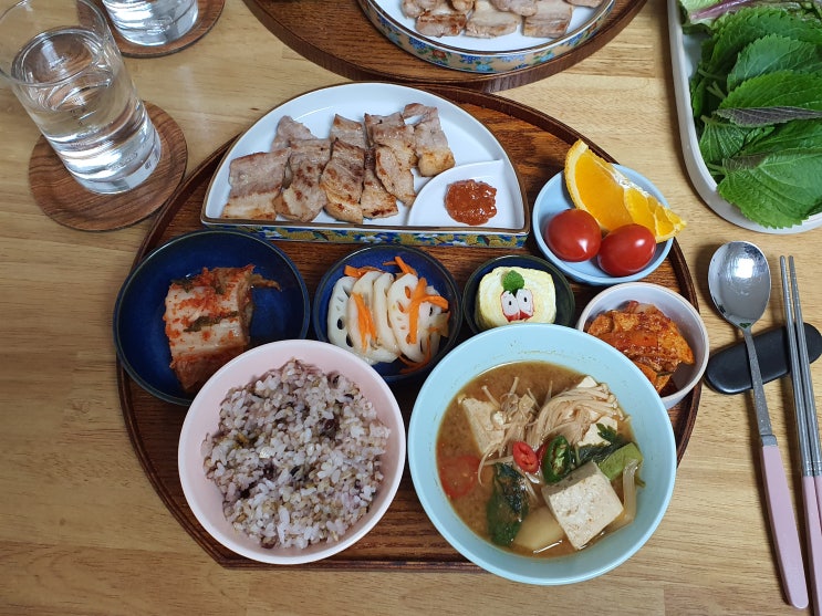 당근 유자 연근 샐러드, 사과 계란말이로 건강하고 예쁜 밥상 차리기