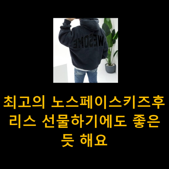  최고의 노스페이스키즈후리스 선물하기에도 좋은듯 해요