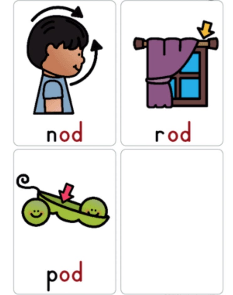  파닉스 - Consonant Blends: -od, -ub