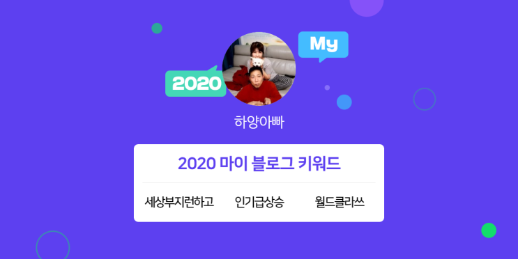  [2020 마이블로그 리포트] 한 눈에 보는 올해 내 블로그 데이터!