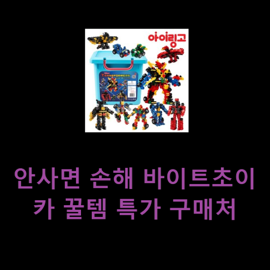  안사면 손해 바이트초이카 꿀템 특가 구매처
