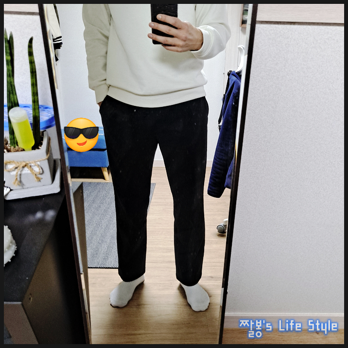  탑텐 트레이닝 기모바지~ 뭐야 편하잖아?