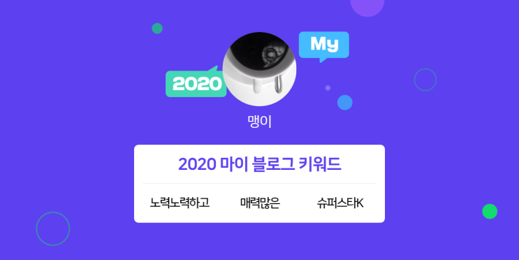  [2020 마이블로그 리포트] 한 눈에 보는 올해 내 블로그 데이터!