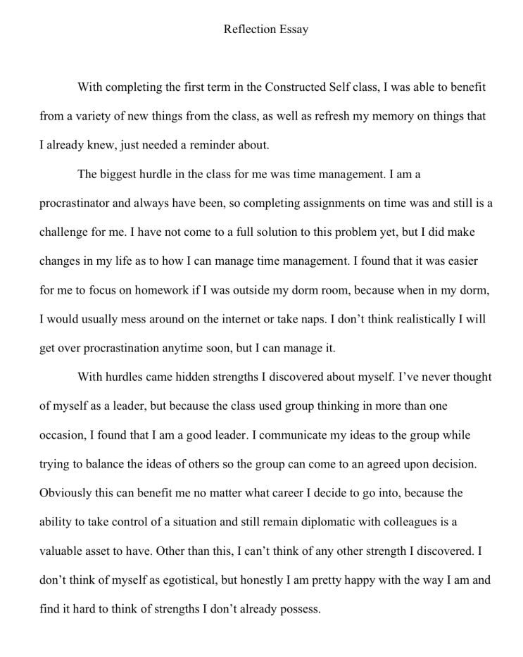  리플렉션 페이퍼(Reflection Paper)란 ?