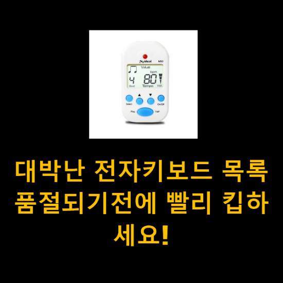  대박난 전자키보드 목록 품절되기전에 빨리 킵하세요!