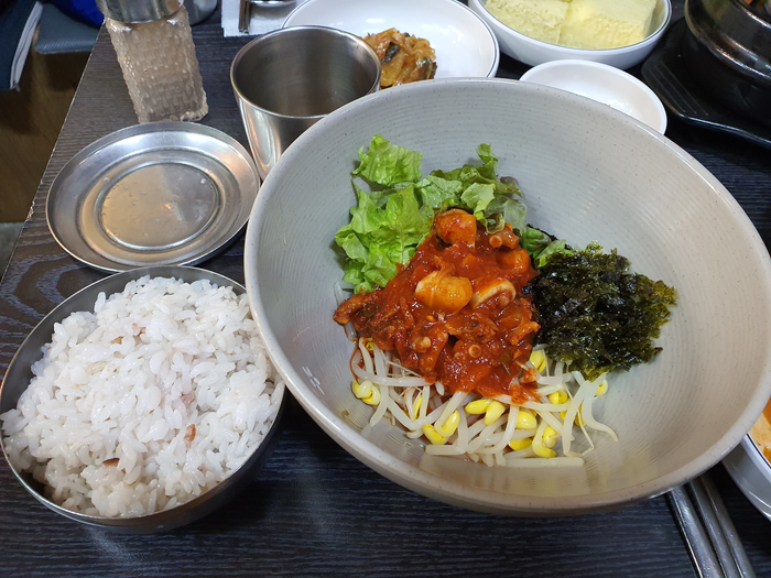 명학역 점심 맛집 무교동 낙지에서 낙지비빔밥, 갈낙탕 먹기