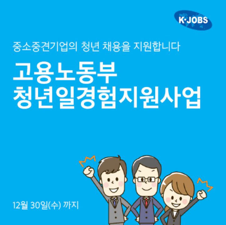  솔데스크 고용노동부 청년일경험지원사업.