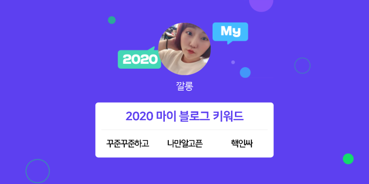  [2020 마이블로그 리포트] 한 눈에 보는 올해 내 블로그 데이터!