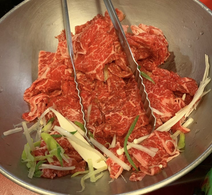  잠실새내 고기맛집 진진진석쇠한판 한우불고기 최고