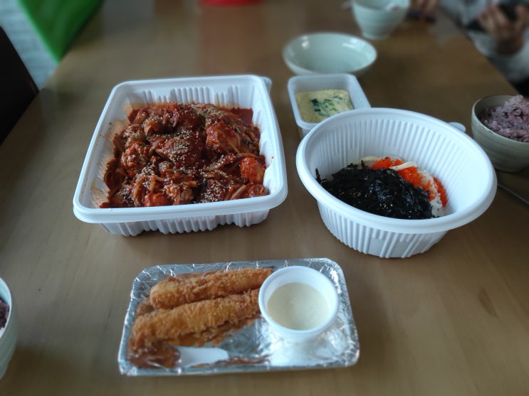  병점아구찜 포장 국가대표 아구찜앤알고니찜 원미국수