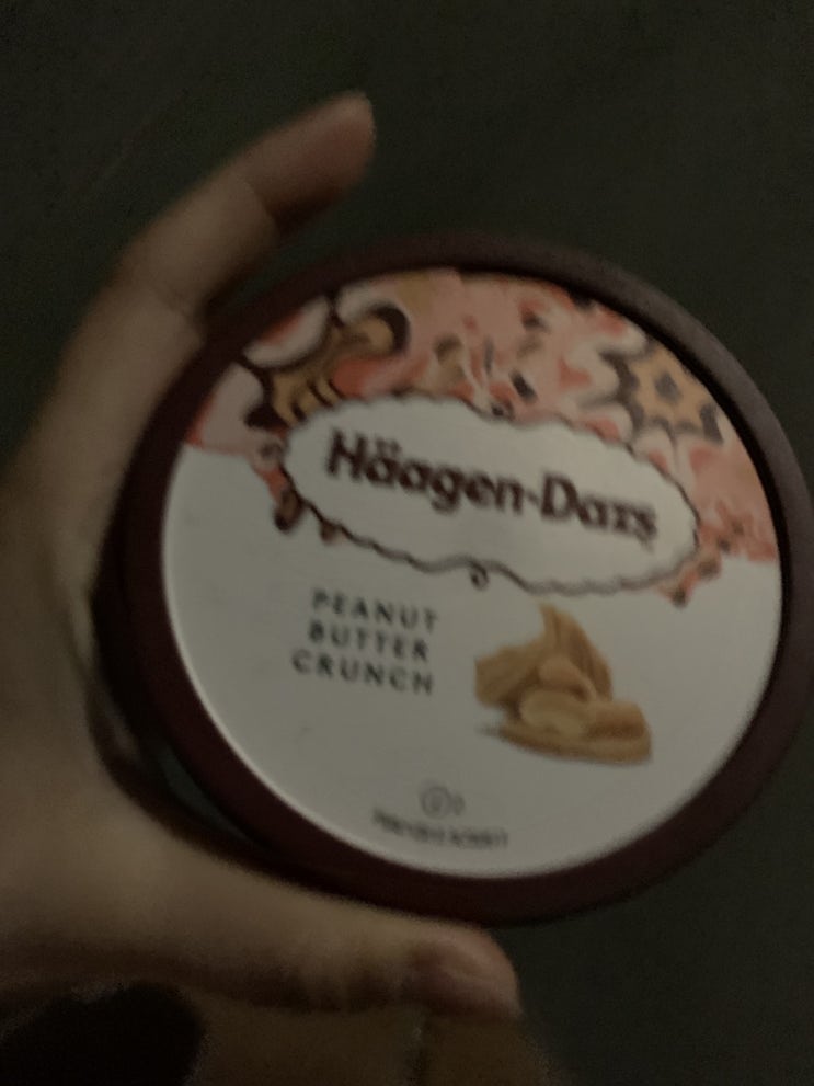 하겐다즈 피넛버터크런치 안먹어본 사람을 위한 글...