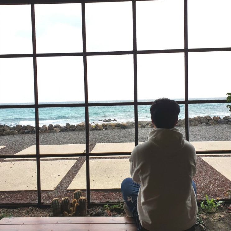  제주도 탁트인 바다 뷰 인생샷가능한 카페 " 울트라마린 "