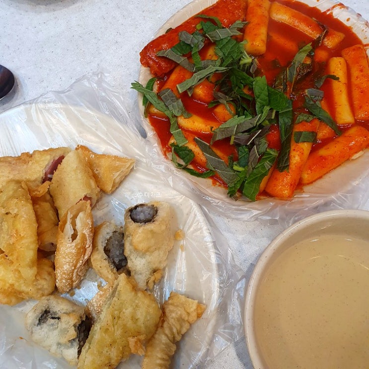  [아차산 맛집] 아차산 등산 필수 코스 떡볶이 맛집투어 아차산 순금이 떡볶이_ 깻잎 떡볶이ಇ