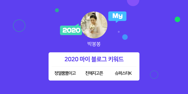  [2020 마이블로그 리포트] 한 눈에 보는 올해 내 블로그 데이터!
