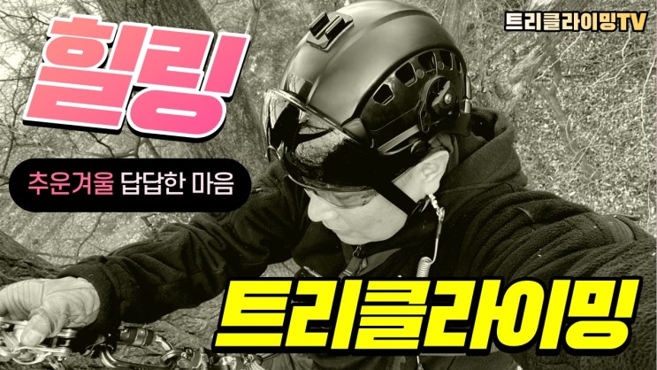  추운겨울 답답한 마음 트리클라이밍 힐링[트리클라이밍연구소]