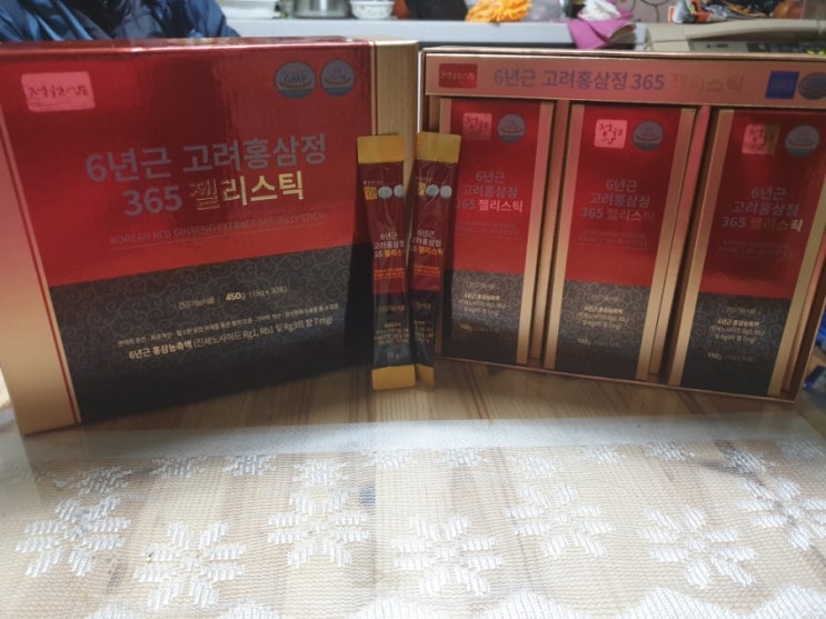  홍삼젤리스틱 정원삼 6년근고려홍삼정365젤리스틱 건강한 젤뤼 먹어보았니~?