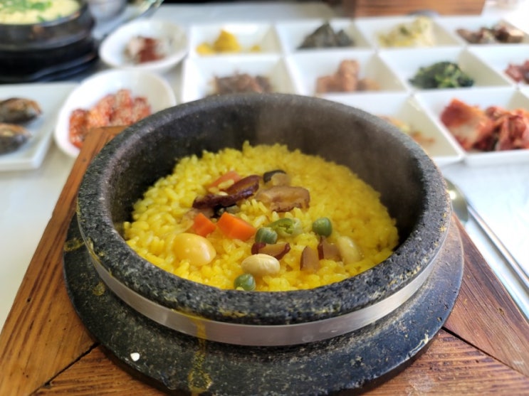  치자영양돌솥밥이 맛있는 구례 지리산 맛집 [세자매가든]