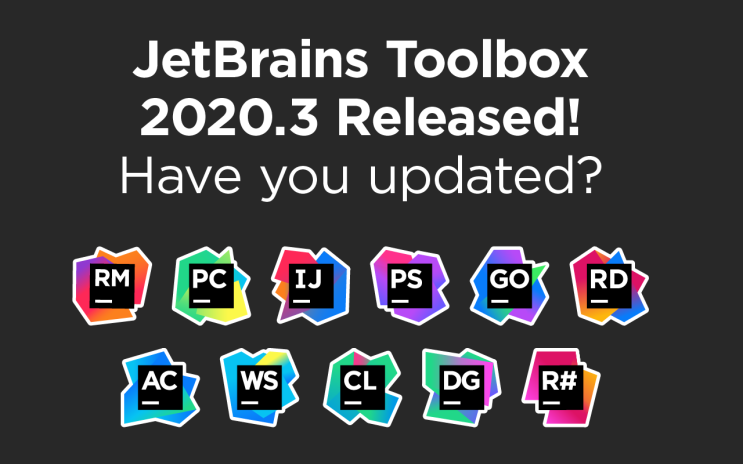  JetBrains Toolbox 2020.3 출시!