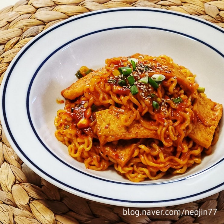 Jinny's집밥레시피 매콤 라볶이 맛있게 먹으면 칼로리 걱정 뚝 야식 라면요리