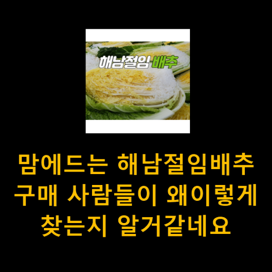 맘에드는 해남절임배추 구매 사람들이 왜이렇게 찾는지 알거같네요 맘에드는 해남절임배추 구매 사람들이 왜이렇게 찾는지 알거같네요