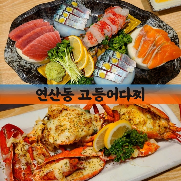  부산고등어회 고등어다찌, 연산역맛집 에서 랍스터 고등어회 먹기