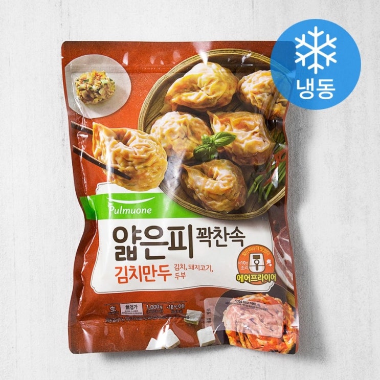  구매 풀무원 얇은피 꽉찬속 김치만두 (냉동) 1kg