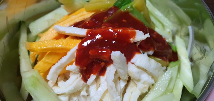  면요리로 든든한 집밥 비빔국수 레시피
