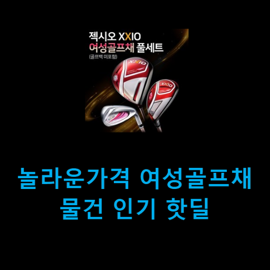  놀라운가격 여성골프채 물건 인기 핫딜