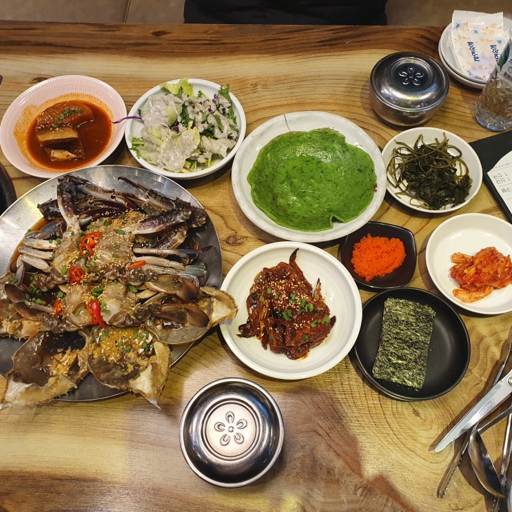 [후기] 용인 수지 신봉동 맛집, 간장게장 정식 추천, 꽃담 (주차장 많음, 무한리필 불가, 메뉴판 가격)