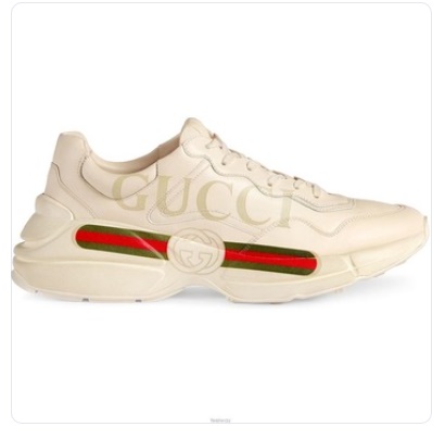  (당일) 20FW 구찌 라이톤 띠로고 프린트 스니커즈 500877 GUCCI