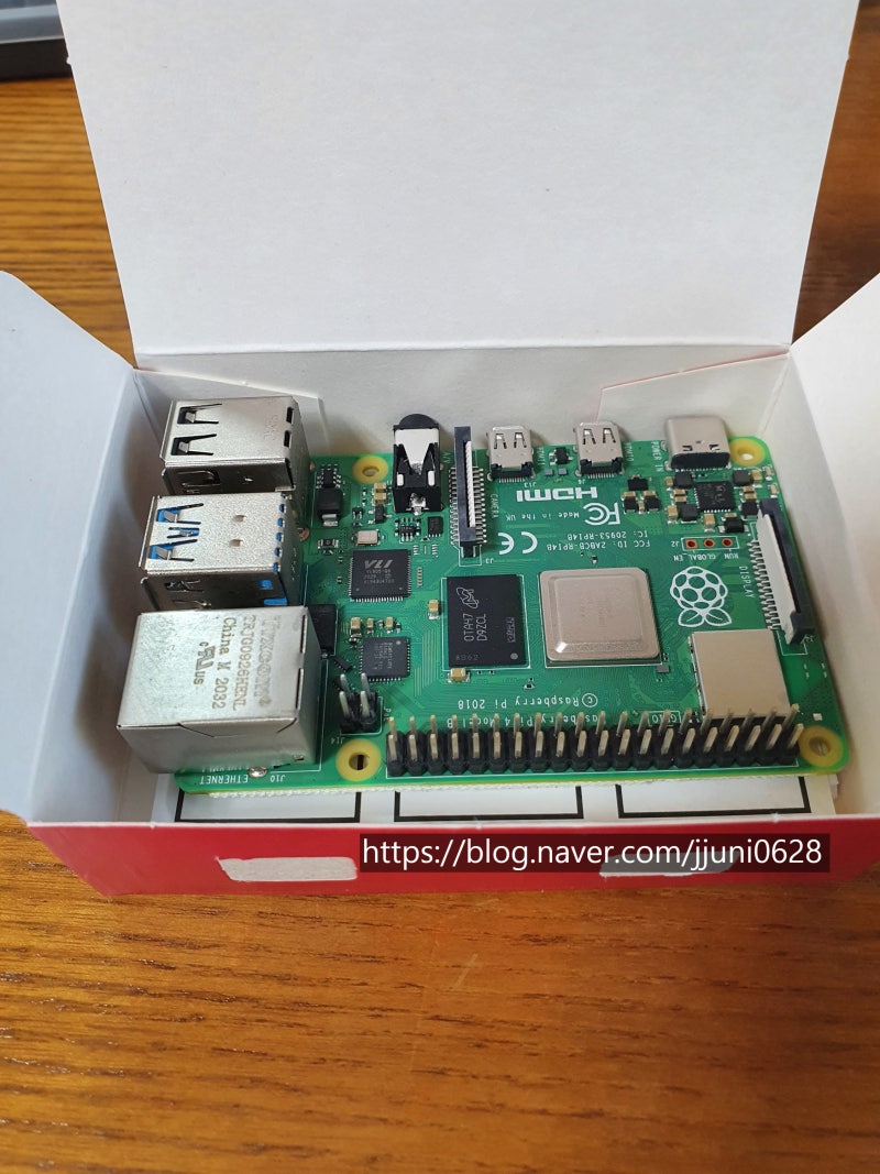 라즈베리파이4]라즈베리파이4 보드 케이스에 장착 : 네이버 블로그
