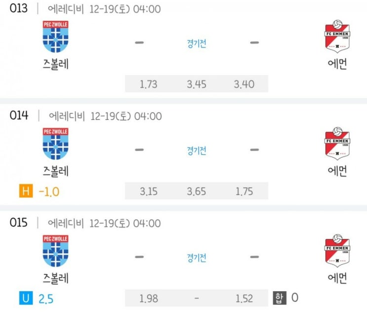 2020.12.18 에레디비시 즈볼레 에먼 2020.12.18 에레디비시 즈볼레 에먼