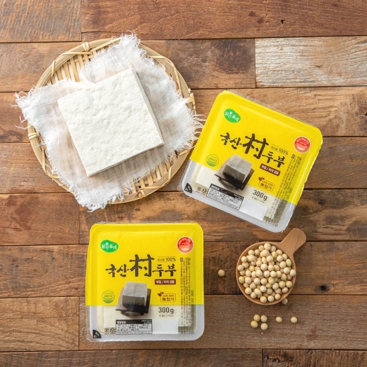  가격 맑은물에 국산콩 100% 촌두부 300g, 2개