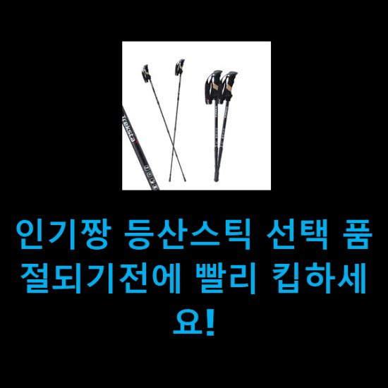  인기짱 등산스틱 선택 품절되기전에 빨리 킵하세요!