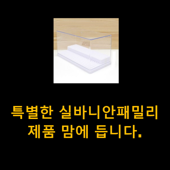  특별한 실바니안패밀리 제품 맘에 듭니다.