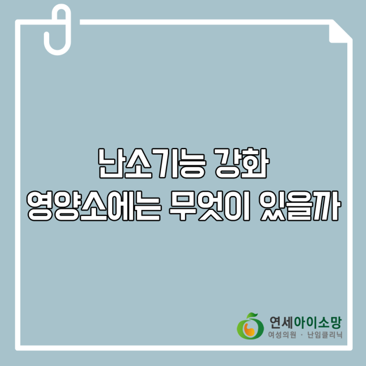  난소기능 강화할 수 있는 영양소에는 어떤 것들이 있을까