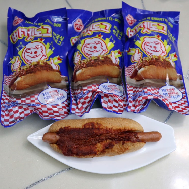  오뚜기 빠겟도그 미국식 핫도그 존맛탱 후기