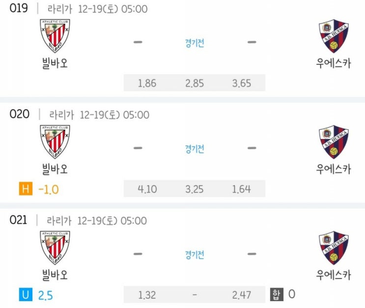 2020.12.18 라리가 빌바오 우에스카 2020.12.18 라리가 빌바오 우에스카