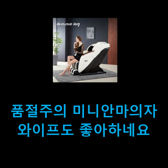  품절주의 미니안마의자 와이프도 좋아하네요