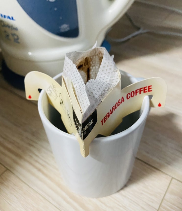  테라로사 드립백 에디오피아와 간편 샌드위치 만들기