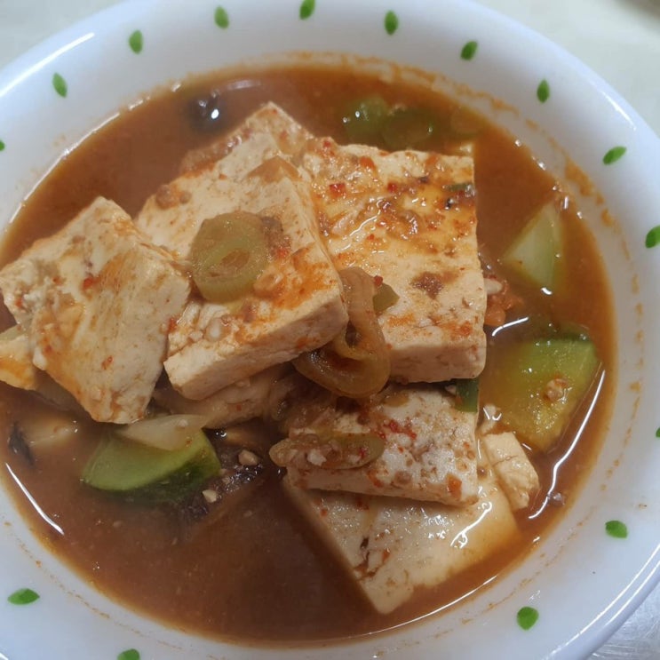  된장찌개 맛있게 끓이기 된장찌개레시피(다시다)