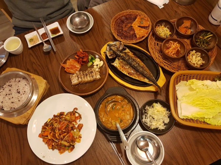  정자동 밥집 한식 맛집 찌개애감동 분당파크뷰점