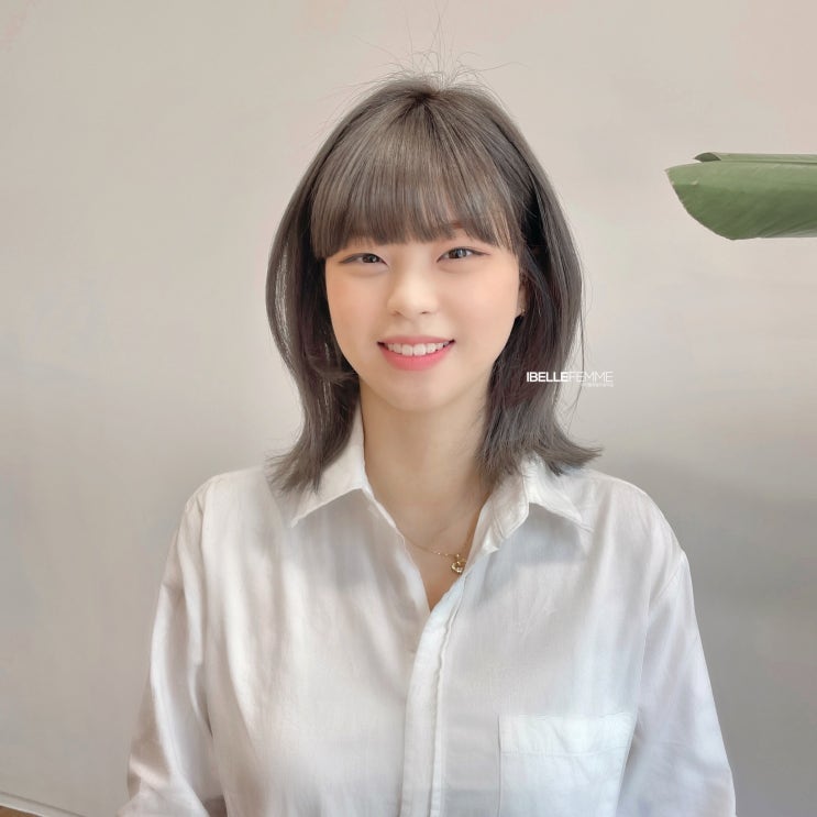  공덕미용실 남진영부원장 애쉬모카그레이 염색
