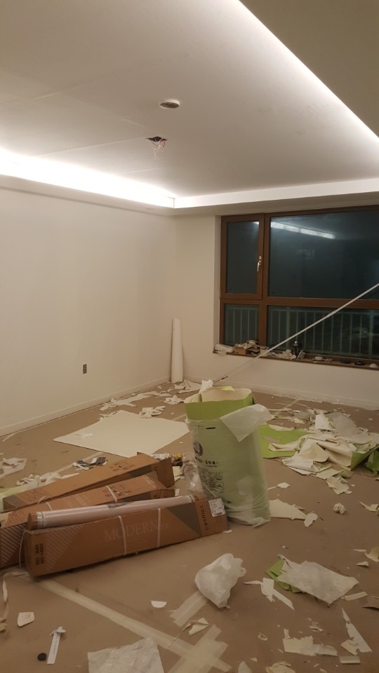  부산 강서구 명지 오션 퀸덤 링컨타운 필로티 34평 경매 낙찰 후 직접 리모델링