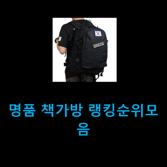  명품 책가방 랭킹순위모음