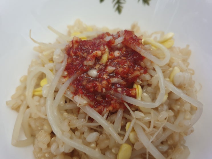  한 냄비로 만들 수 있는 콩나물 비빔밥