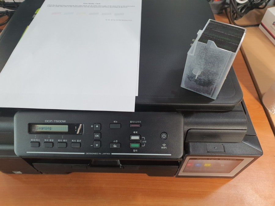 브라더 T500w ink box full 현장 사진 5